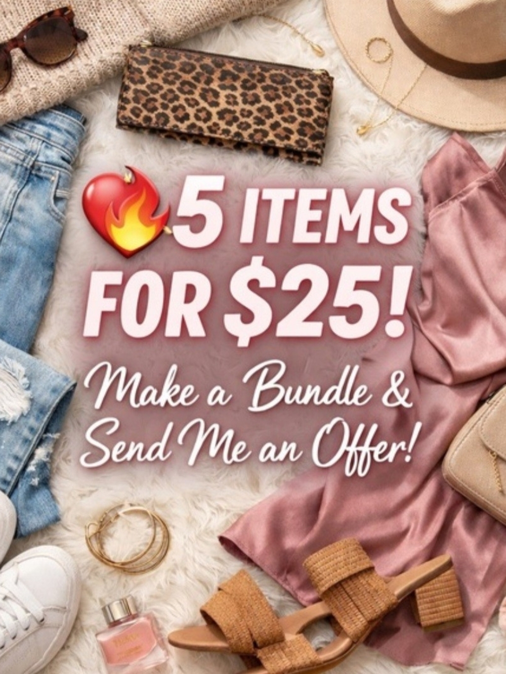 Closet Clearout Sale 5 Items For $25